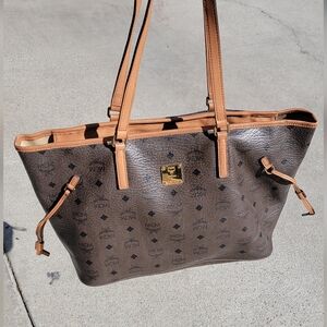 MCM Brown Tote (EUC)